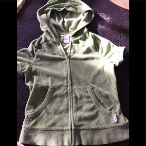 Girls Zip up Terry Cloth hoodie